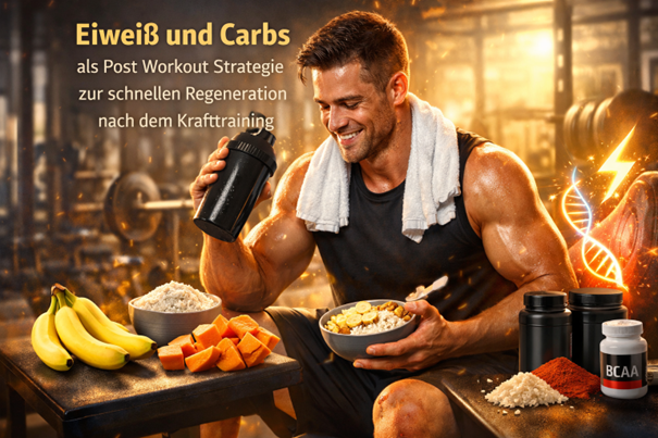 Eiweiß, Carbs, Regeneration, Krafttraining